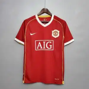 Manchester United 2006/2007 Home Kit - Short Sleeves