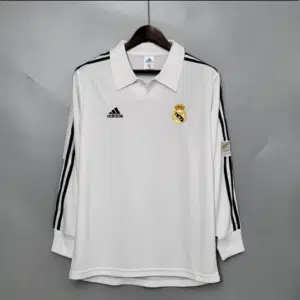 Real Madrid 2001/2002 Home kit - Long Sleeve