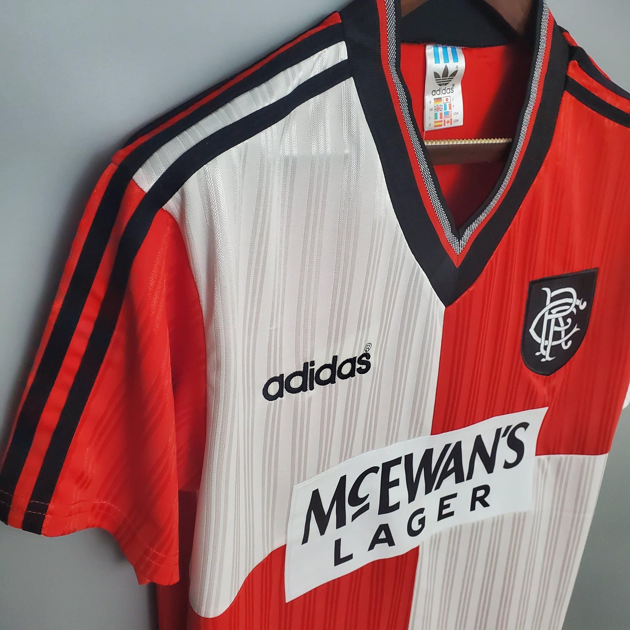 Glasgow Rangers FC Away Shirt for SPL 95/96 (Front)