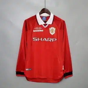 Manchester United 1999/2000 Champions League Home Kit - Long Sleeves
