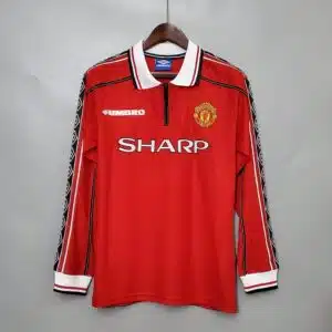 Manchester United 1998/2000 Home Kit - Long Sleeve