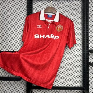 Manchester United 1992/1994 home kit retro football shirt