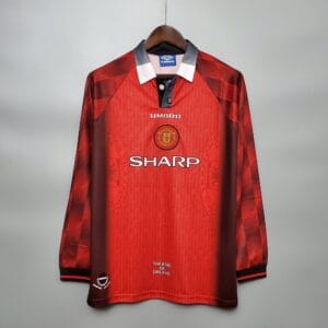Manchester United 1996/1997 Home Kit - Long Sleeves