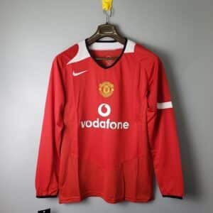 Manchester United 2004/2006 Home Kit - Long Sleeves