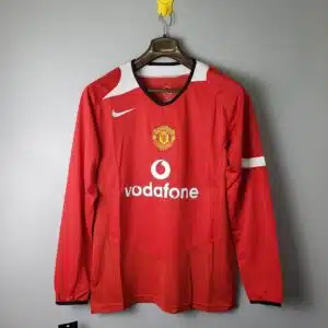 Manchester United 2004/2006 Home Kit - Long Sleeves