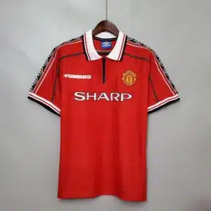 Manchester United 1998/2000 Home Kit - Short Sleeve