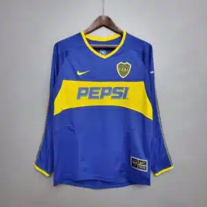 Boca Juniors 2003/2004 Home Kit - Long Sleeves