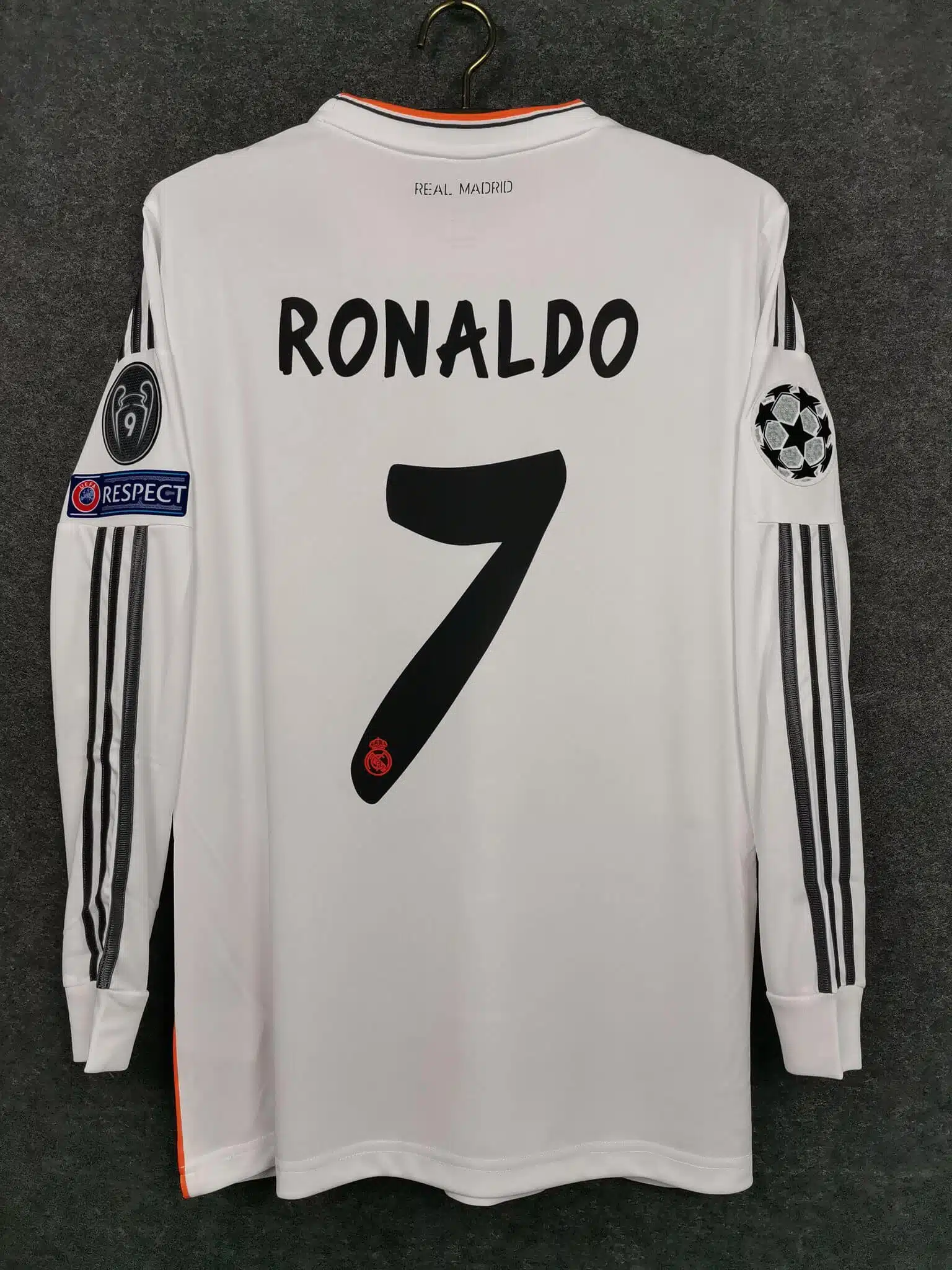 ウェア Real Madrid 13/14 long sleeve jersey L JERSEY ADIDAS REAL MADRID 2013-2014 HOME SIZE L LONG SLEEVE