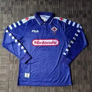 ACF Fiorentina 1998/1999 Home Kit - Long Sleeve