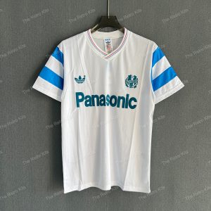 Olympique Marseille 1989/1991 Home Kit - Short Sleeve