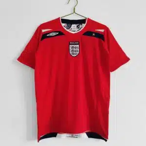 England 2008 Away Red Kit