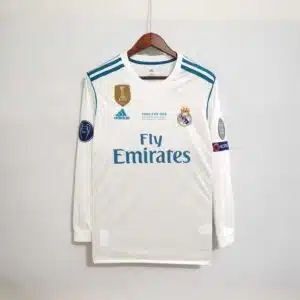 Real Madrid 2017/2018 Home Kit - long sleeves