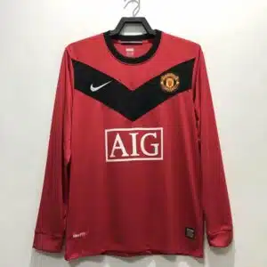 Manchester United 2009/2010 Home Kit - Long Sleeve