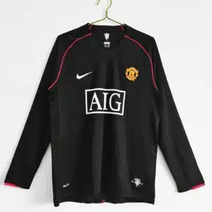 Manchester United 2007/2008 Away Kit - Long Sleeve