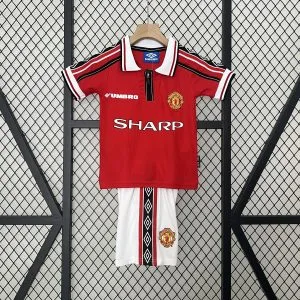 Manchester United 1998/2000 Home Kit - KIDS