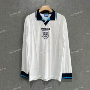 England 1996 Home Kit - Long Sleeves