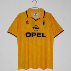 AC Milan 1994/1996 Yellow Third Kit