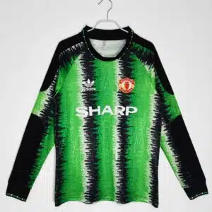 Manchester United 1990/1992 Goalkeeper Kit - Long Sleeve