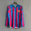 FC Barcelona 2005/2006 home kit long sleeve retro football shirt Ronaldinho