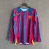 FC Barcelona 2005/2006 Champions League final kit long sleeves retro football shirt