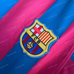 FC Barcelona 2005/2006 Champions League final kit long sleeves retro football shirt