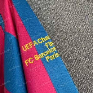 FC Barcelona 2005/2006 Champions League final kit long sleeves retro football shirt