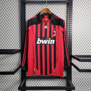 AC Milan 2007/2008 Home kit - Long sleeve