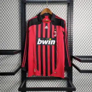 AC Milan 2007/2008 Home kit - Long sleeve