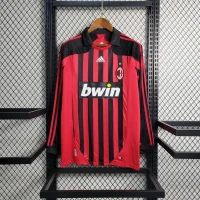 AC Milan 2007/2008 Home kit - Long Sleeve