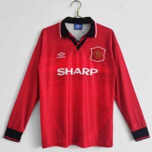 Manchester United 1994/1996 Home Kit - Long Sleeve