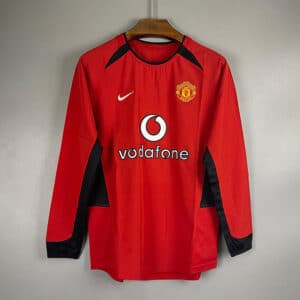 Manchester United 2002/2004 Home Kit - Long Sleeve