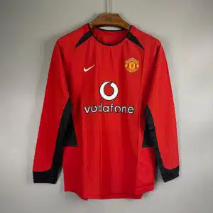 Manchester United 2002/2004 Home Kit - Long Sleeve
