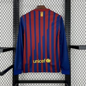 FC Barcelona 2011/2012 home kit long sleeve retro football shirt