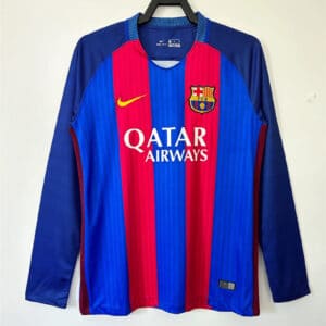 FC Barcelona 2016/2017 Home Kit - Long Sleeves