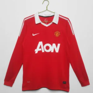 Manchester United 2010/2011 Home Kit - Long Sleeves
