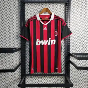 AC Milan 2009/2010 Home Kit - Short Sleeves