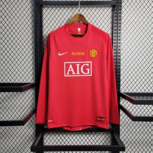 Manchester United 2007/2008 Champions League Final Kit - Long sleeve