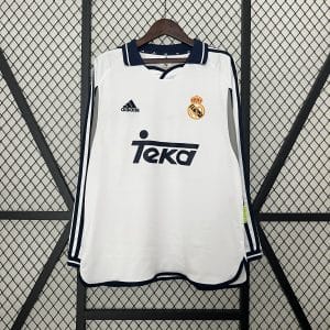 Real Madrid 2000/2001 Home kit -Long sleeve
