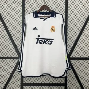 Real Madrid 2000/2001 Home kit -Long sleeve