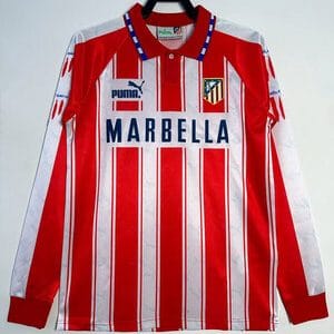 Atlético Madrid 1994/1995 Home Kit - Long Sleeve