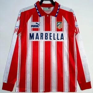 Atlético Madrid 1994/1995 Home Kit - Long Sleeve