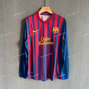 FC Barcelona 2011/2012 Home Kit Long Sleeve – Player version