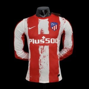 Atlético Madrid 2021/2022 Home Kit Long Sleeve – Player version