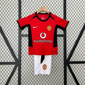 Manchester United 2002/2004 Home Kit - KIDS
