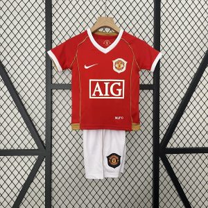 Manchester United 2006/2007 Home Kit - KIDS