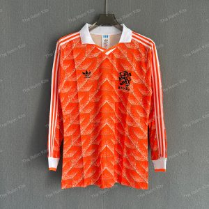Netherlands 1988 Home Kit - Long Sleeve