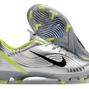Nike Ronaldo Air Cushion Retro Series FG (Silver/Volt/Black Edition)
