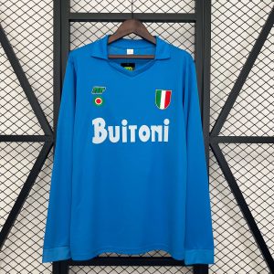 SSC Napoli 1987/1988 Home Kit – Long sleeve