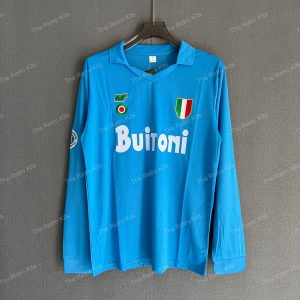 SSC Napoli 1987/1988 Home Kit – Long sleeve