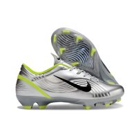 Nike Ronaldo Air Cushion Retro Series FG (Silver/Volt/Black Edition)